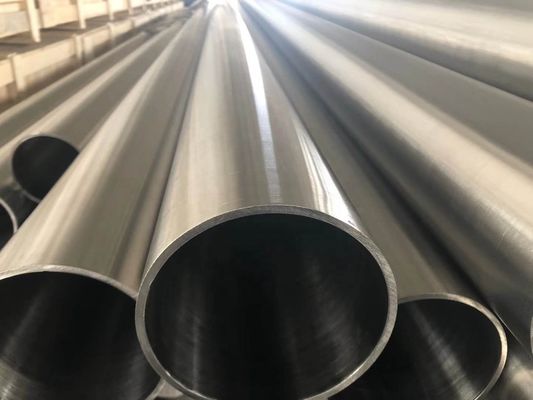 أنابيب الفولاذ المقاوم للصدأ شديدة الانعكاس، معيار ASTM سلسلة 300 - درجات 317L - 316Ti، مصقولة من الداخل والخارج بلمعان ساطع