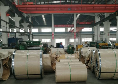 2B إنهاء الفولاذ المقاوم للصدأ لفائف 301 304 304L 316 316L الصف سمك 0.2mm - 6mm